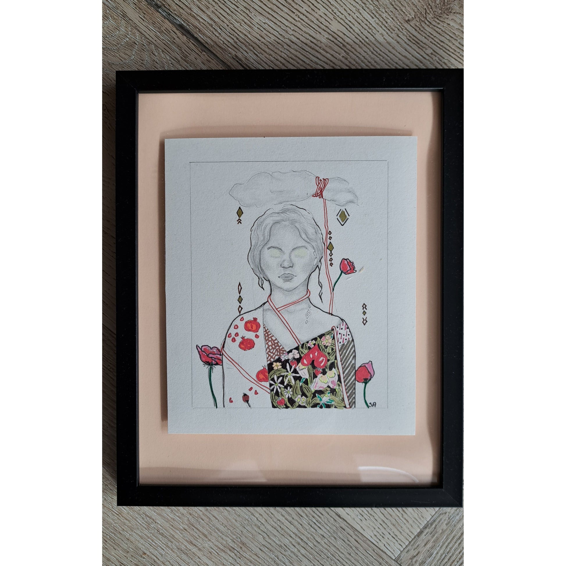 Artwork Drawing - Armenian identity - Sewan Art #modern figurative painting #kunst schilderij kopen #contemporary wall art living room  #original art for sale  #kunst kopen   # Artwork Drawing - Armenian identity