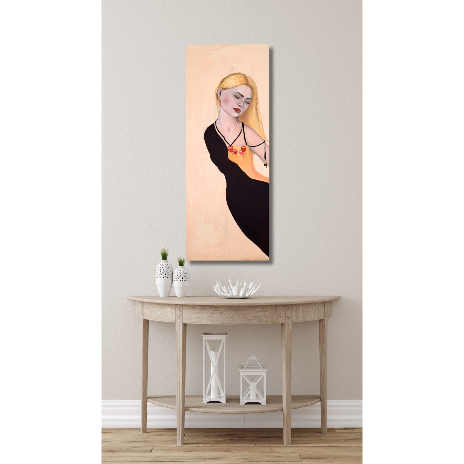 Artwork 31 Carry me lightly - Sewan Art #modern figurative painting #kunst schilderij kopen #contemporary wall art living room  #original art for sale  #kunst kopen   # Artwork 31 Carry me lightly