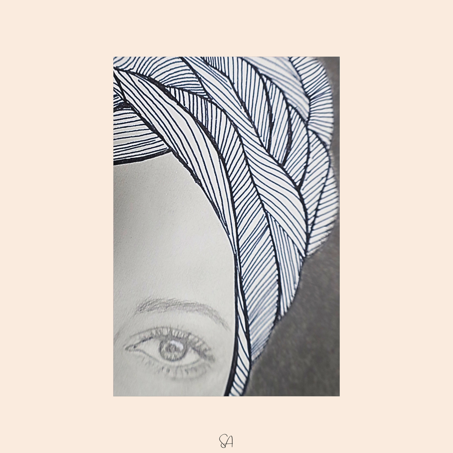 Artwork Vrouw - Sewan Art #modern figurative painting #kunst schilderij kopen #contemporary wall art living room #original art for sale #kunst kopen # Artwork Vrouw