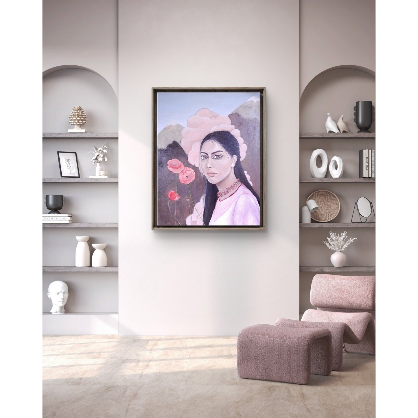 Artwork Ararat - Sewan Art #modern figurative painting #kunst schilderij kopen #contemporary wall art living room #original art for sale #kunst kopen # Artwork Ararat