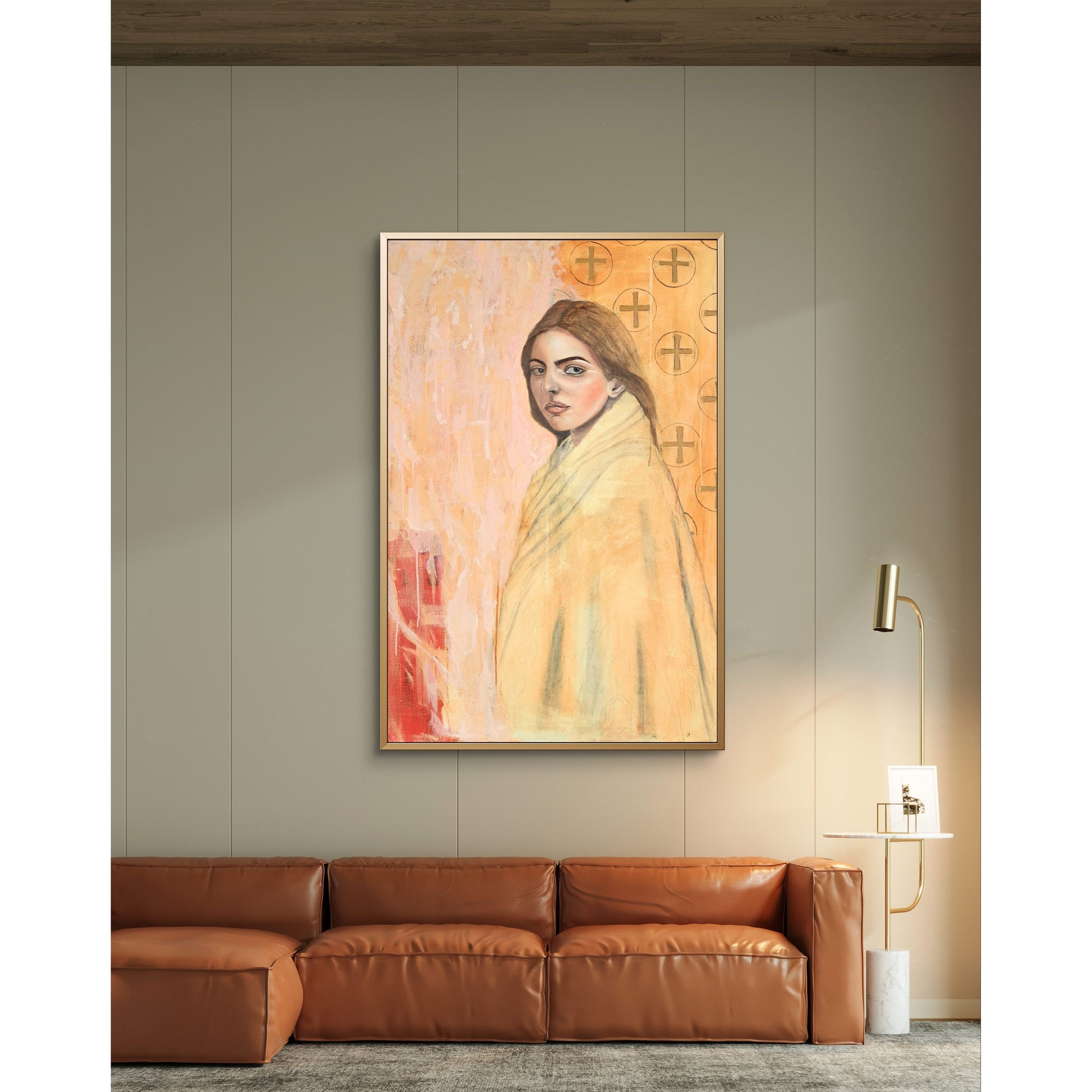 Artwork What was, what will be - Sewan Art #modern figurative painting #kunst schilderij kopen #contemporary wall art living room  #original art for sale  #kunst kopen   # Artwork What was, what will be