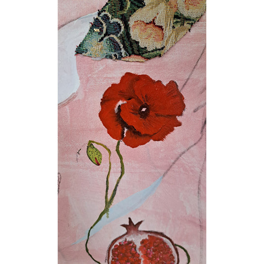 Artwork Between two Worlds - Sewan Art #modern figurative painting #kunst schilderij kopen #contemporary wall art living room #original art for sale #kunst kopen # Artwork Between two Worlds