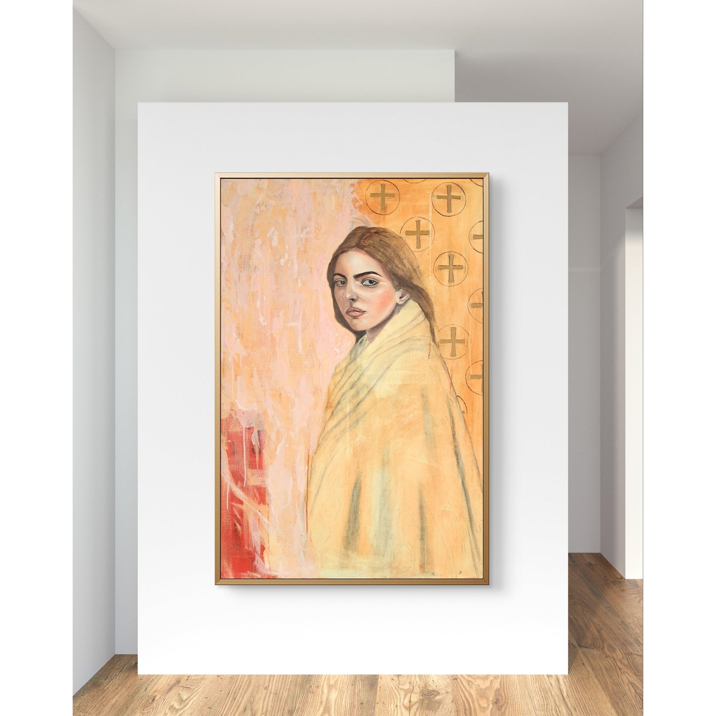 Armenian dutch oil painting vibrant symbolic