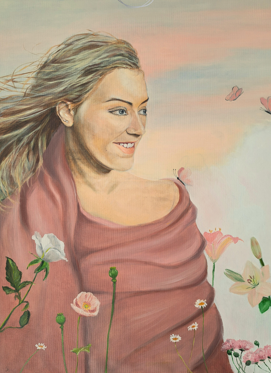 Kunst is taal en bloemen zijn haar poëzie