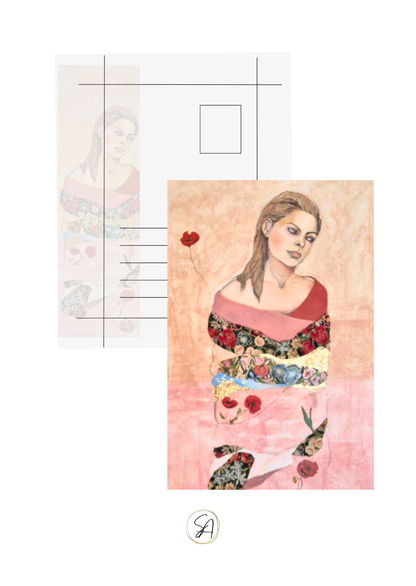 Set of 9 art postcards