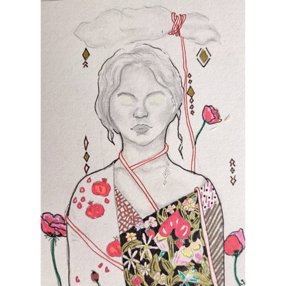 Artwork Drawing - Armenian identity - Sewan Art #modern figurative painting #kunst schilderij kopen #contemporary wall art living room  #original art for sale  #kunst kopen   # Artwork Drawing - Armenian identity