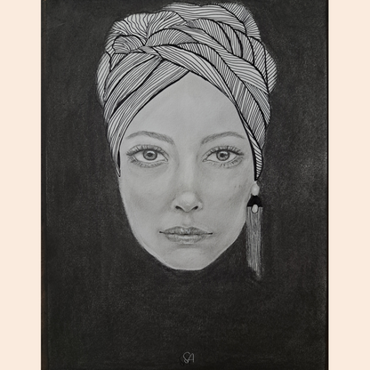 Artwork Vrouw - Sewan Art #modern figurative painting #kunst schilderij kopen #contemporary wall art living room  #original art for sale  #kunst kopen   # Artwork Vrouw