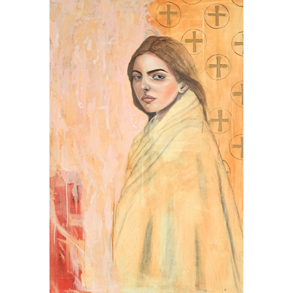 Artwork What was, what will be - Sewan Art #modern figurative painting #kunst schilderij kopen #contemporary wall art living room  #original art for sale  #kunst kopen   # Artwork What was, what will be