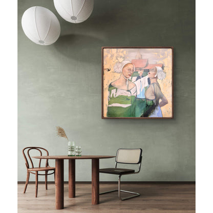 Kunstwerk De Bleekwachtersvrouw - Vaste Grond