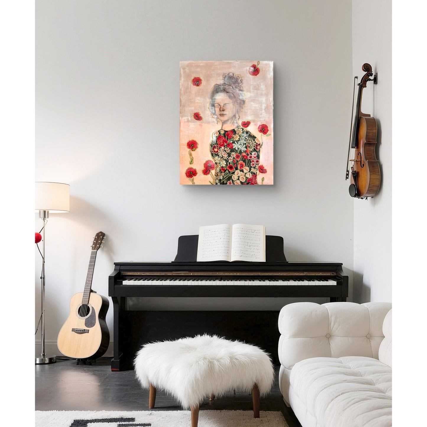 Kunstwerk Ghoharik mixed media