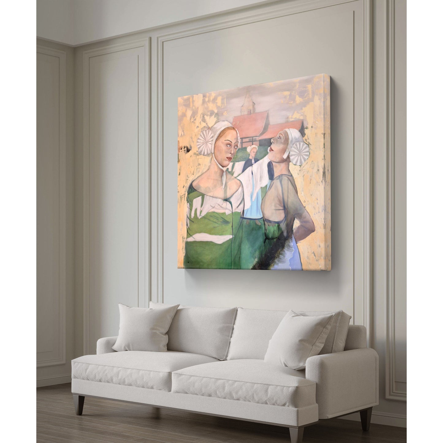 Kunstwerk De Bleekwachtersvrouw - Vaste Grond